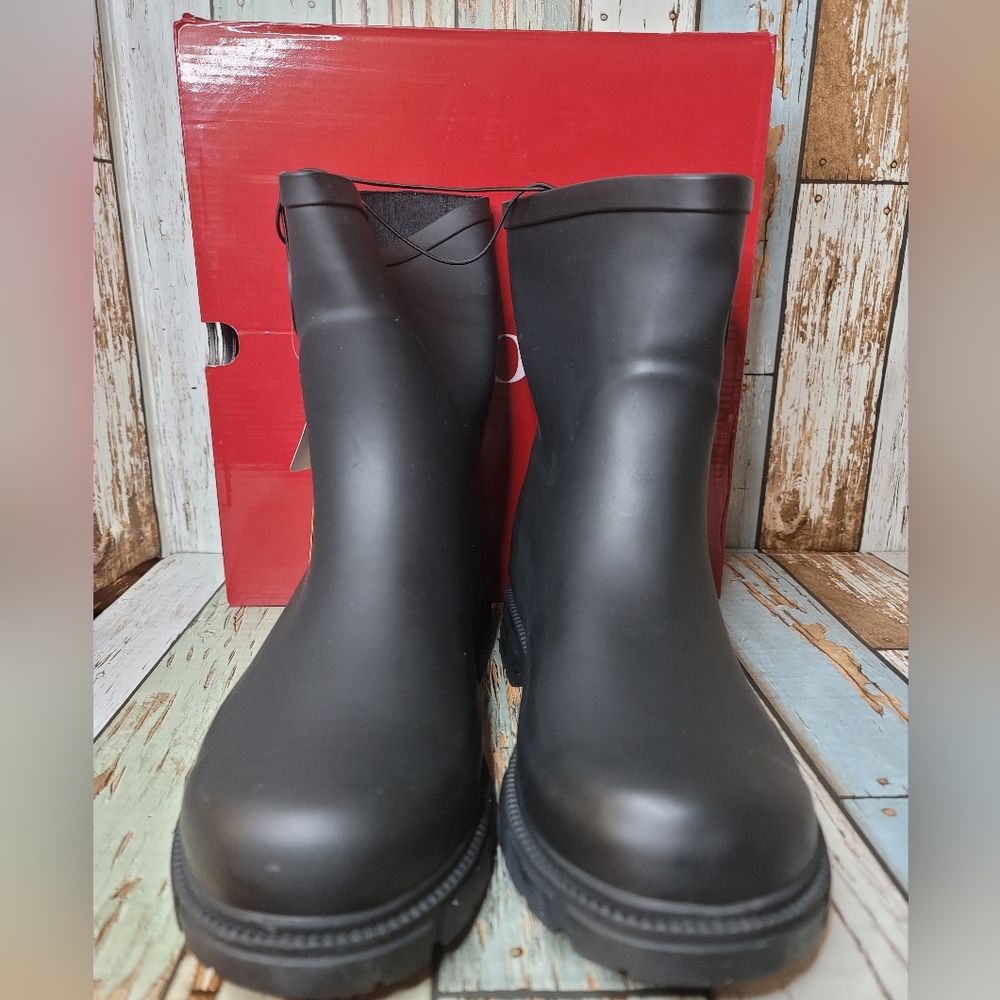 Women’s Chooka Rain Boot Waterproof Memory Foam Black